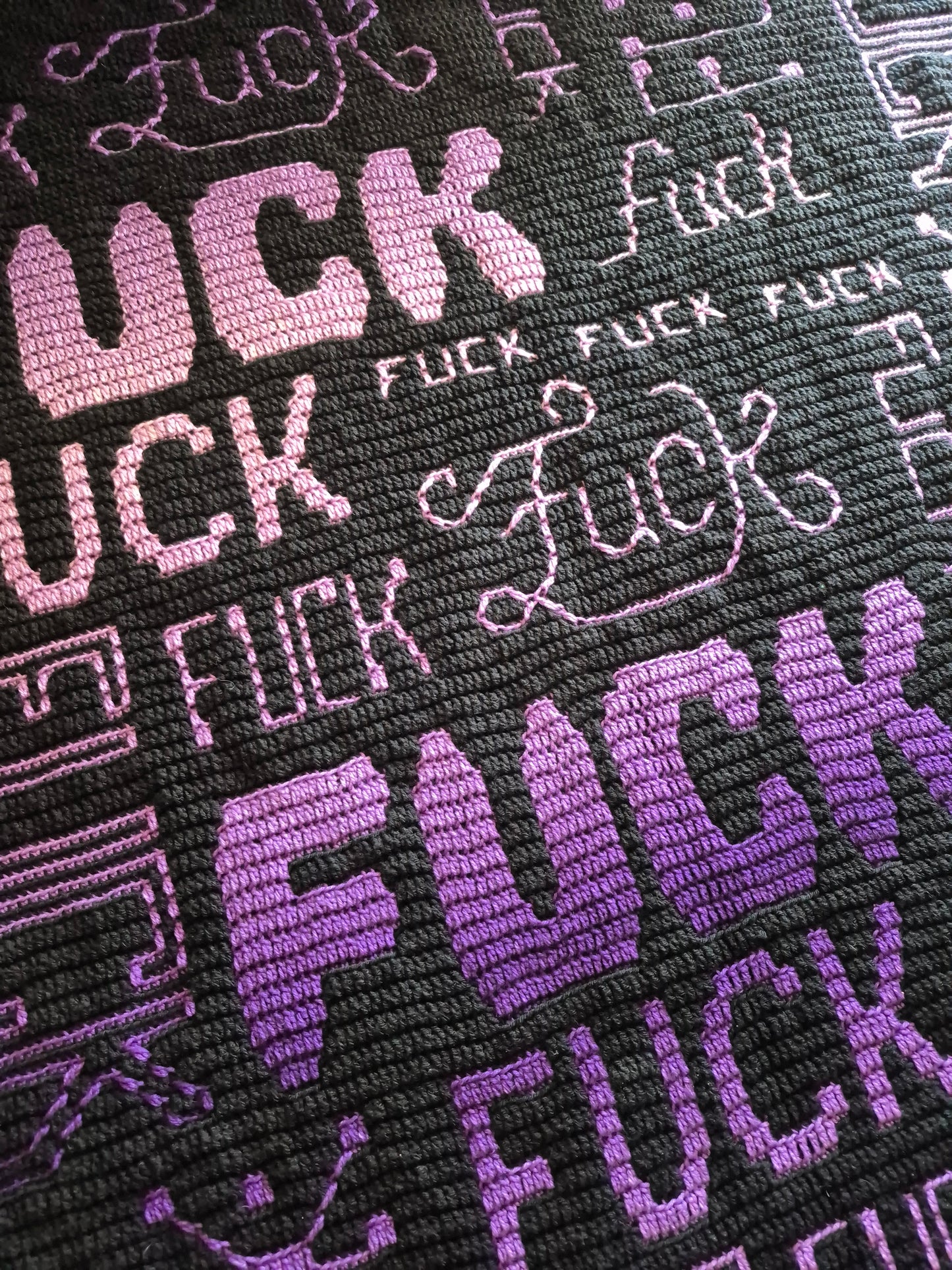 Big F'ing Blanket (violet version)