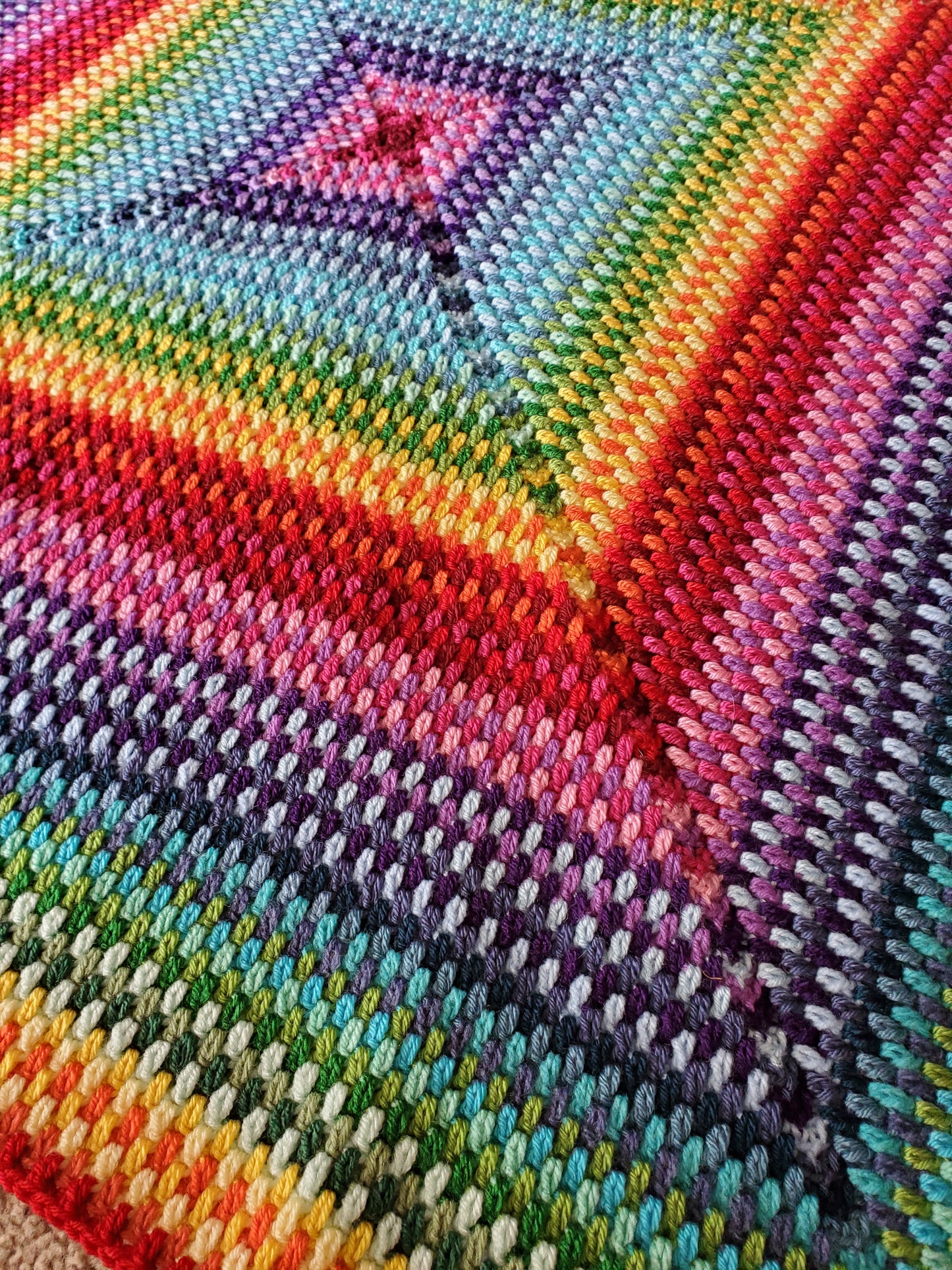 Rainbow stash square